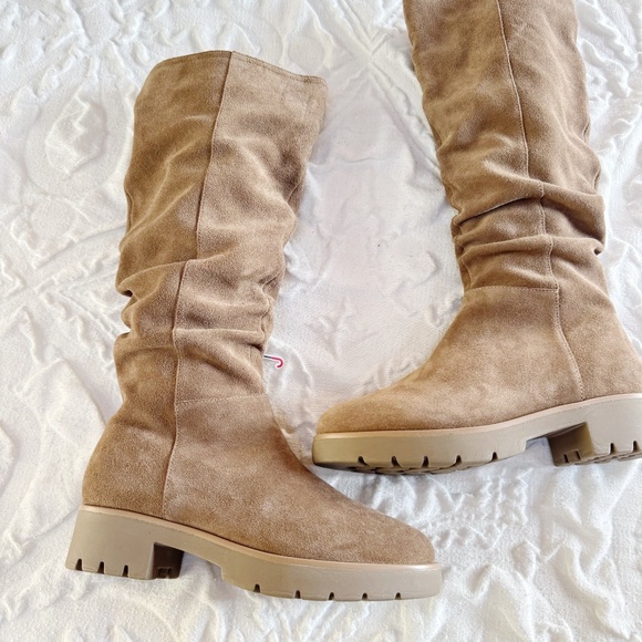 Blondo Keisha Tall Suede Waterproof Boots Size 8 New - Picture 2 of 7